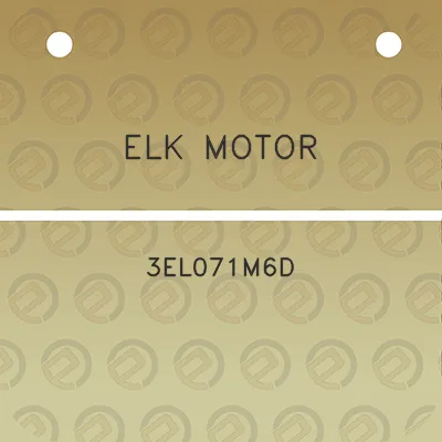 elk-motor-3el071m6d