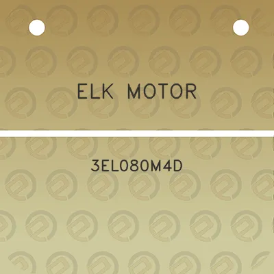 elk-motor-3el080m4d