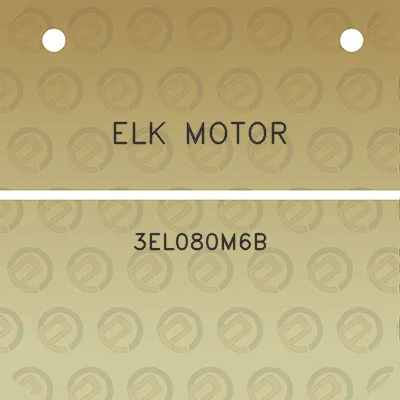 elk-motor-3el080m6b