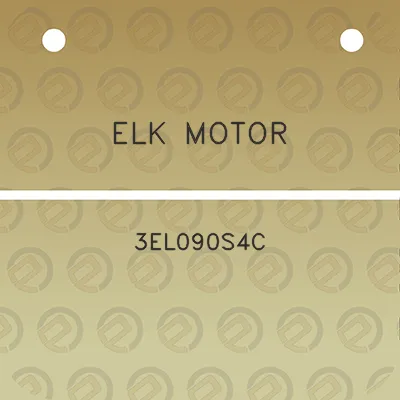 elk-motor-3el090s4c