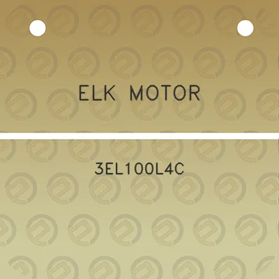 elk-motor-3el100l4c