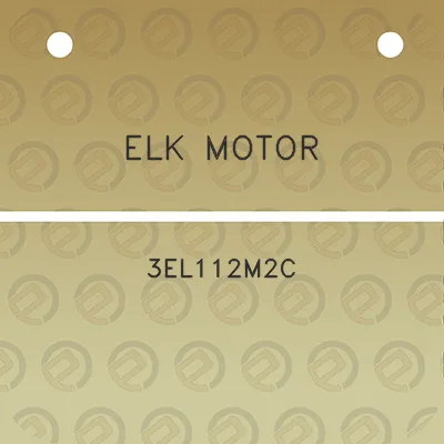 elk-motor-3el112m2c