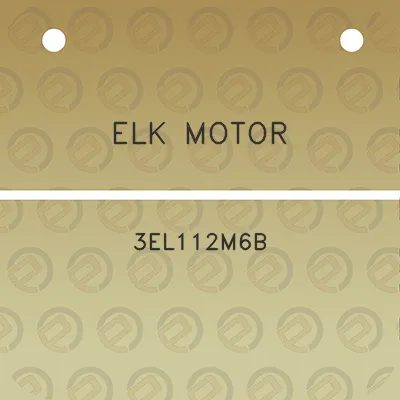 elk-motor-3el112m6b