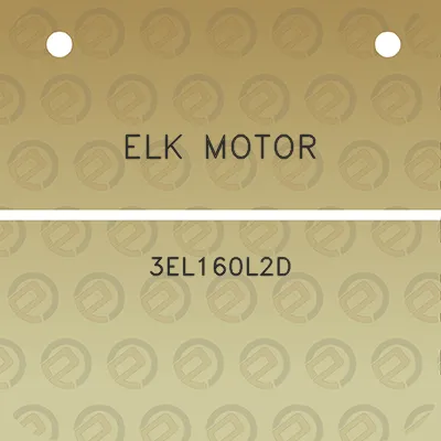 elk-motor-3el160l2d