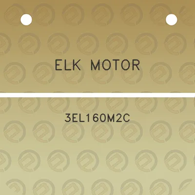 elk-motor-3el160m2c