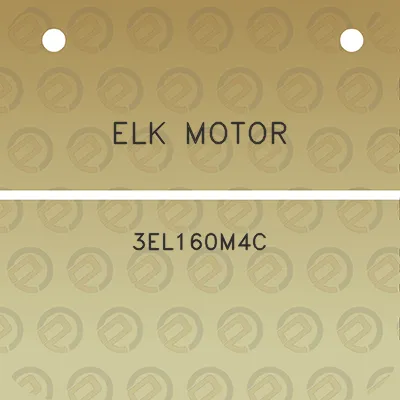 elk-motor-3el160m4c