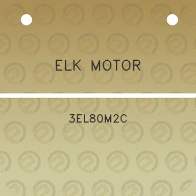 elk-motor-3el80m2c