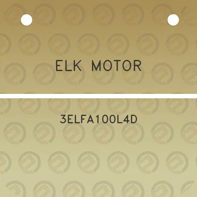 elk-motor-3elfa100l4d