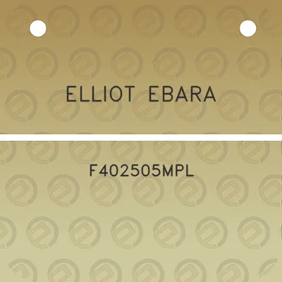 elliot-ebara-f402505mpl