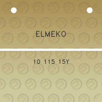 elmeko-10-115-15y