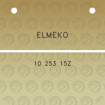 elmeko-10-253-15z