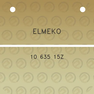 elmeko-10-635-15z