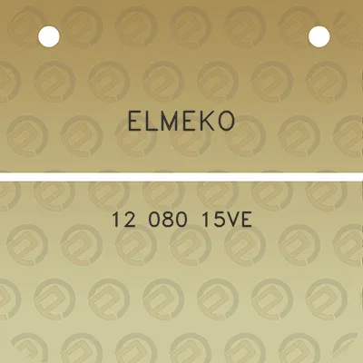 elmeko-12-080-15ve