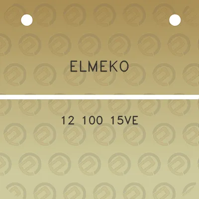 elmeko-12-100-15ve