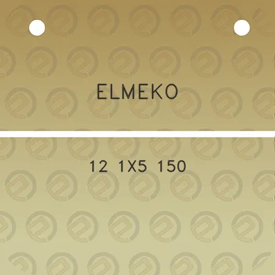 elmeko-12-1x5-150