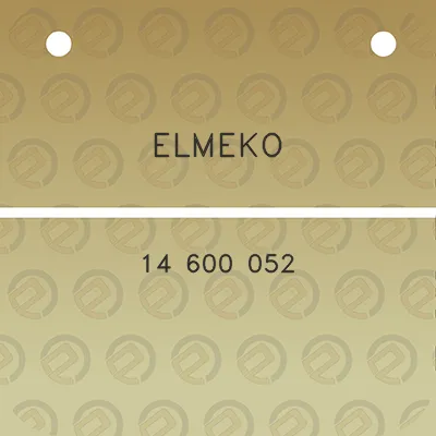 elmeko-14-600-052