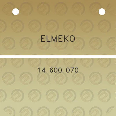 elmeko-14-600-070