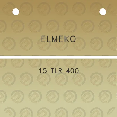 elmeko-15-tlr-400