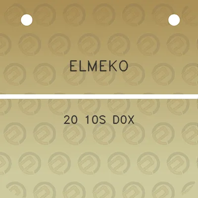 elmeko-20-10s-d0x