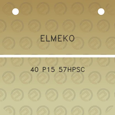 elmeko-40-p15-57hpsc