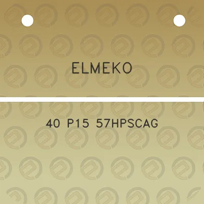 elmeko-40-p15-57hpscag