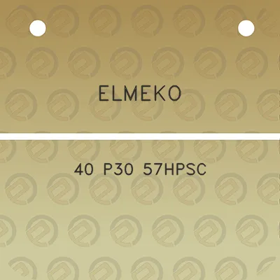 elmeko-40-p30-57hpsc