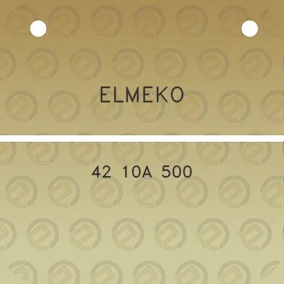 elmeko-42-10a-500