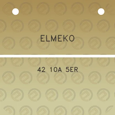 elmeko-42-10a-5er