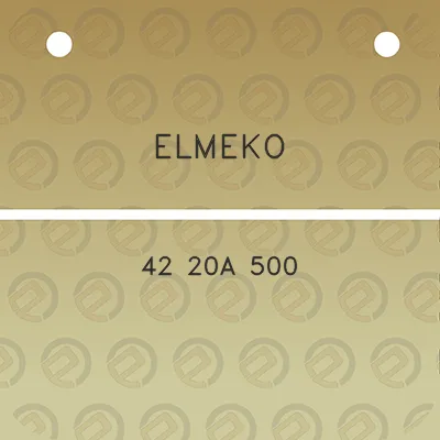 elmeko-42-20a-500