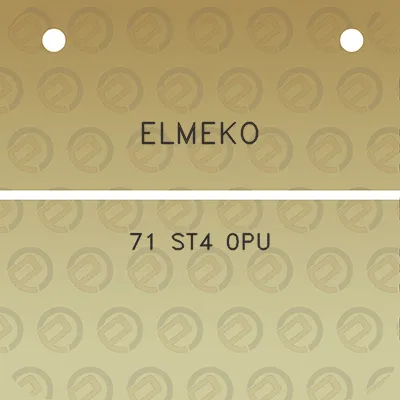 elmeko-71-st4-0pu