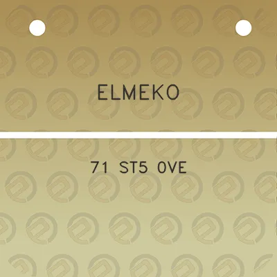 elmeko-71-st5-0ve