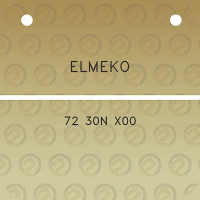 elmeko-72-30n-x00