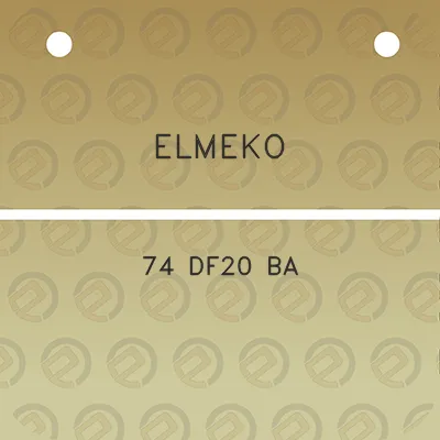 elmeko-74-df20-ba