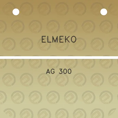 elmeko-ag-300