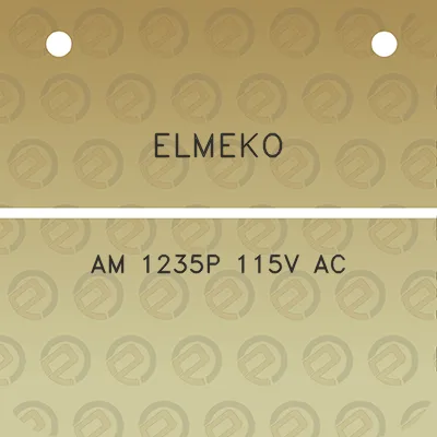 elmeko-am-1235p-115v-ac