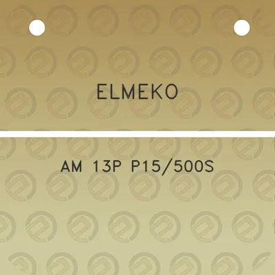 elmeko-am-13p-p15500s