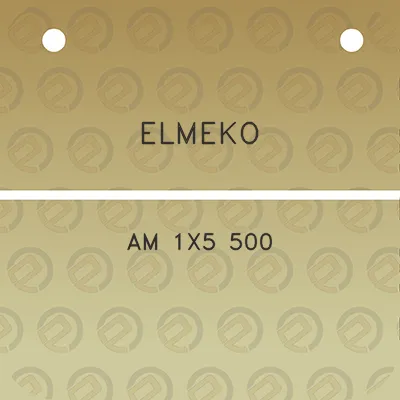 elmeko-am-1x5-500