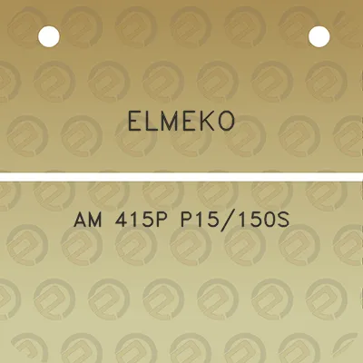 elmeko-am-415p-p15150s