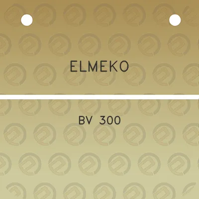 elmeko-bv-300