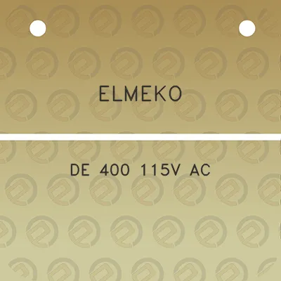 elmeko-de-400-115v-ac