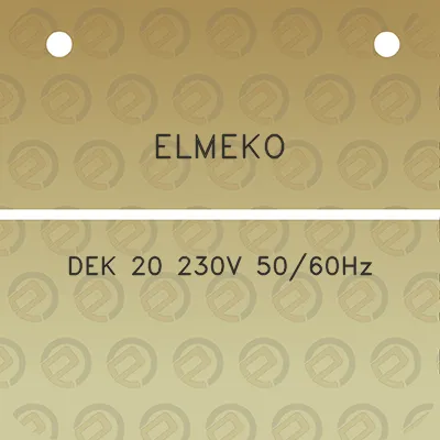 elmeko-dek-20-230v-5060hz