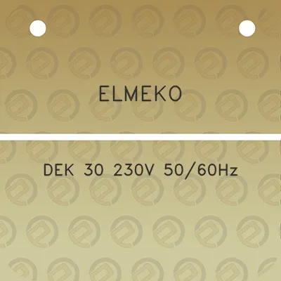 elmeko-dek-30-230v-5060hz