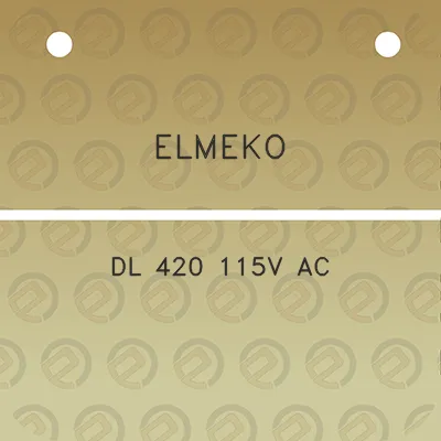 elmeko-dl-420-115v-ac