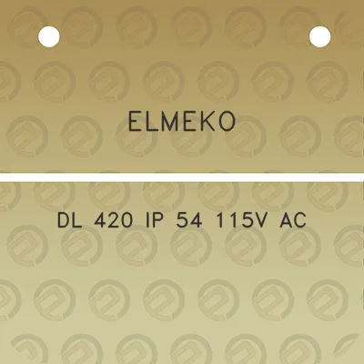 elmeko-dl-420-ip-54-115v-ac