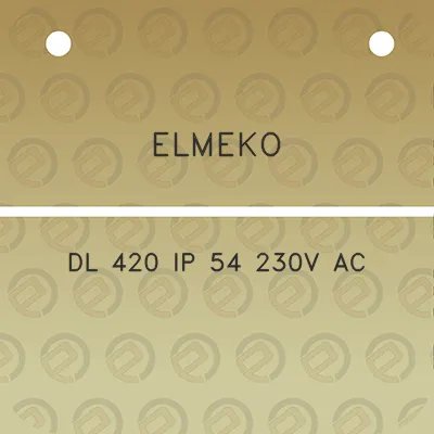 elmeko-dl-420-ip-54-230v-ac