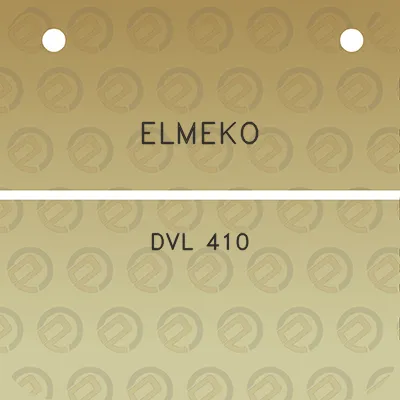 elmeko-dvl-410