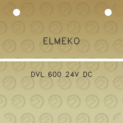 elmeko-dvl-600-24v-dc