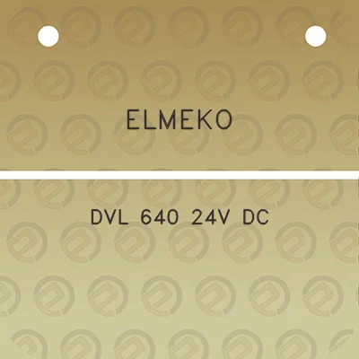 elmeko-dvl-640-24v-dc