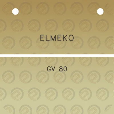 elmeko-gv-80