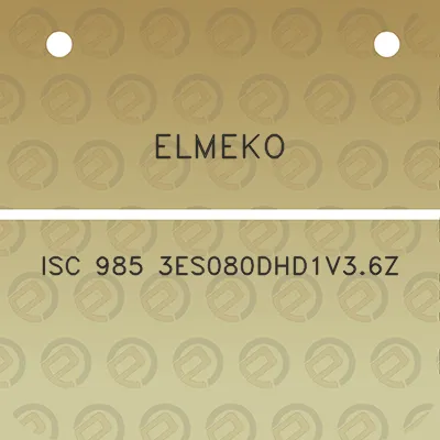 elmeko-isc-985-3es080dhd1v36z